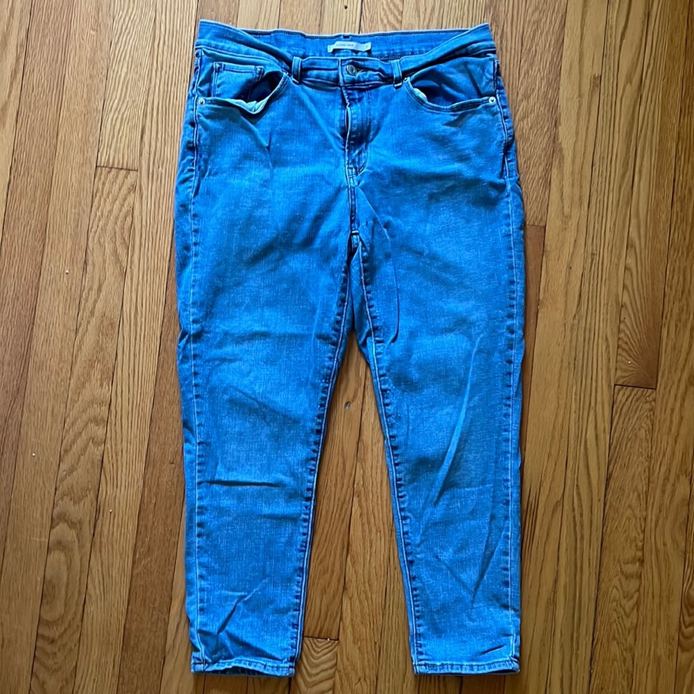 Levi’s - Classic Crop Stretch Jeggings - size 12